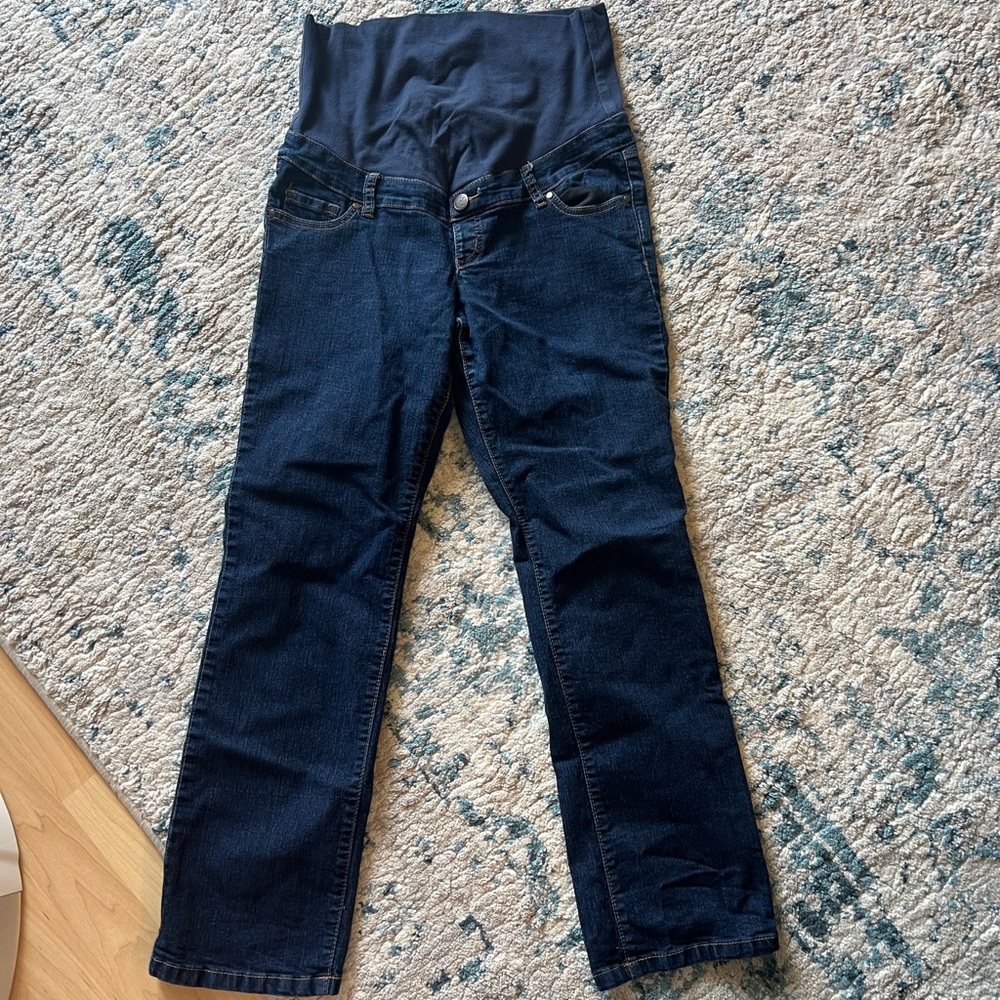 Dark Blue Maternity Jeans